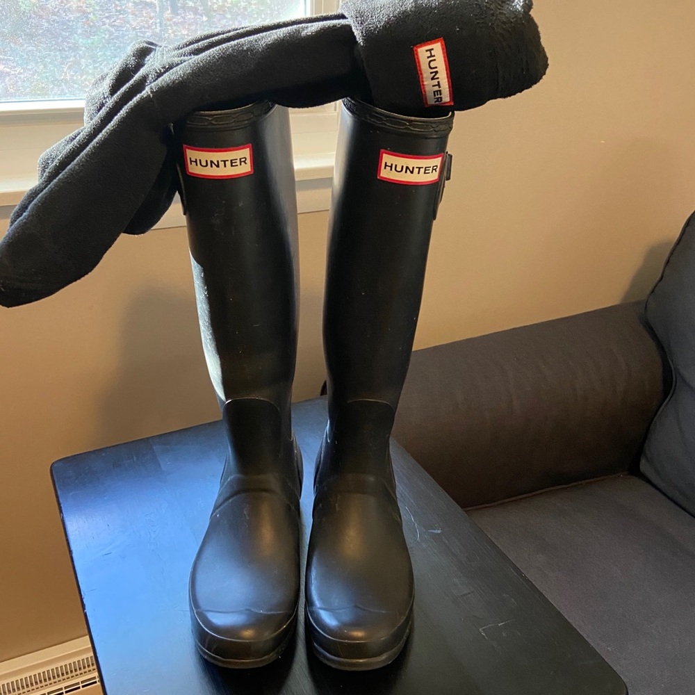Hunter boots tall